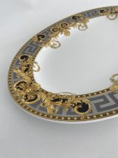 Versace Prestige Gala Oval Porselen Servis Tabağı 40 cm 19325-403637-12740 - 6