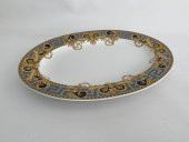 Versace Prestige Gala Oval Porselen Servis Tabağı 40 cm 19325-403637-12740 - 7