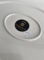 Versace Prestige Gala Oval Porselen Servis Tabağı 40 cm 19325-403637-12740 - 10
