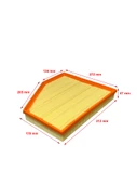 Bmw 5 Serisi E60, E61 (520 D, 535 D) 2003-2010 Hava Filtresi thumbnail 2