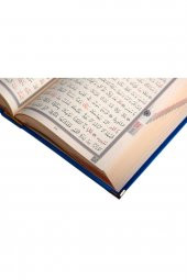 Kadife Kutulu Kuran-ı Kerim (Rahle Boy, Elif-Vavlı, Koyu Mavi) - 4