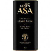 Güven Asa Soğuk Sıkım Natürel Sızma Zeytinyağı 5 Lt Teneke X 4 Adet - 1