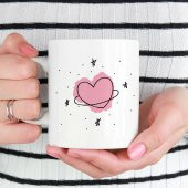 Space Heart Kupa Özel Tasarım Kupa - 2