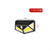 Hareket Sensörlü Bahçe Lambası 114 Led 3 Mod - 1