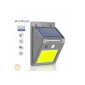 Hareket Sensörlü Solar 48 Led Bahçe Lambası - 3