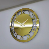 Dekoratif Gold Aynalı Duvar Saati - 7