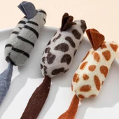 Peluş Fare Kedi Oyuncağı 3 Adet - 4
