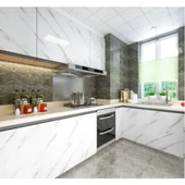 Mermer Desenli Yapışkanlı Tezgah Folyosu 5 mt. thumbnail 1