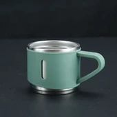 Paslanmaz Çelik Bardaklı Termos Seti 500 ML - 4