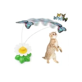 Hareketli Pilli Kelebek Kedi Oyuncağı thumbnail 1