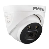 PLATO PL-22996 5MP COLOR VU3.6 MM 2 ATOM LED PLASTİK KASA AHD DOME KAMERA - 1
