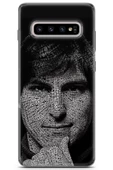 Samsung Galaxy S10 Plus Uyumlu Kılıf Words 06 Steve Jobs Koruyucu Kapak Lacivert - 1