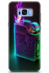 Samsung Galaxy S8 Plus Uyumlu Kılıf Milano 26 Neon Çakmak Soft Kapak Yeşil - 1