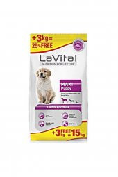 Lavital Büyük Irk Kuzu Etli Yavru Köpek Maması 15 Kg - 1