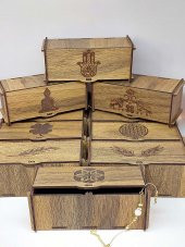 Değerli Taş - Pandül & Takı Saklama Hediye Kutusu Kalem Boy 12li set - 4