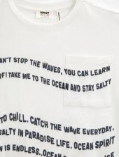 Koton Erkek Çocuk Tişört Baskılı Kısa Kollu Bisiklet Yaka Cepli - 4