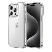 Apple İphone 15 Pro Max Şeffaf Kılıf Kamera Ve Ekran Çıkıntılı - 3