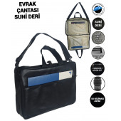 SEVBAGS EVRAK ÇANTASI SUNİ DERİ SU GEÇİRMEZ ASTAR - 1