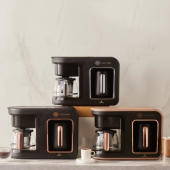 Karaca Hatır Plus 5 ın 1 Essential Black Chrome Közde Türk Kahve Makinesi - 5