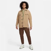 Nike Oduncu Gömlek Sportswear Sport Utility Sherpa Full-Length Button Erkek Kahverengi Ceket OVERSİZE GENİŞ KALIP NORMAL BEDENİNİZDEN BİR BEDEN KÜÇÜK TERCİH EDİNİZ DZ5437-258 thumbnail 3