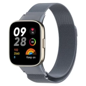 Xiaomi Redmi Watch 3 Active (Düz Watch 3 Değildir) Kordon Milano Loop Metal Kordon - 6