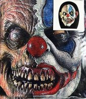 Yüze Yapışan Kafaya Tam Geçmeli Streç Joker Maske Bez Maske Model 1-2 - 1