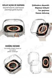 Watch Ultra 7 Kordonlu Watch 8 Ultra Akıllı Saat Kasa Koruyucu Kırılımaz Cam Kulaklık Hediyeli - 5