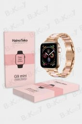 G9 Mini 3 Kordonlu Bileklik Hediyeli Kadın Akıllı Saat Arama Konuşma Siri Akıllı Saatler Watch 8 9 - 8