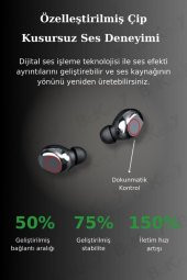 M90 Max Bluetooth Kulaklık Powerbankli Hız Göstergeli Mikrofonlu Kulak içi Oyuncu Kulaklık - 5