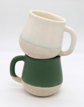 Tardan CLARK Seramik 2li Kupa Seti 400 ml XKREM XMATYEŞİL - 3