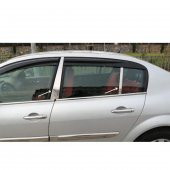 MEGANE 2 Kapı Direği 4 Parça Paslanmaz Çelik 2004-2010 - 1