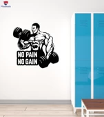 Oturma Odası, Ofis, Dükkan Duvar Sticker Üstyapı Fitness Alıntı Spor Salonu Merkezi Spor Çıkartmaları - 1