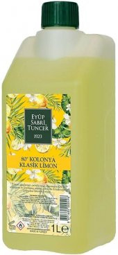 Eyüp Sabri Tuncer Klasik Limon Kolonyası 1 lt - Koruma Kilitli Kapak - 1