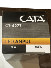 Cata CT-4277 9W 7876K (Yeşil) E27 Duylu Led Ampul - 5