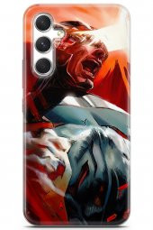 Samsung Galaxy A54 5G Uyumlu Kılıf Dc 06 Cyclops Koruyucu Kapak Mavi Kırmızı thumbnail 1