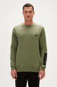 Bad Bear BE COOL CREWNECK Erkek Sweatshirt Yeşil S-XXL - 1