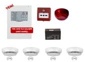 TEKNİM YANGIN ALARM SİSTEMİ SETİ 4 LÜ - 1