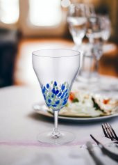 The Mia El Boyaması Şarap Kadehi 300 ml - 2
