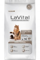 Lavital Kuzu Etli Kisirlastirilmis Kedi Mamasi 12 kg - 1