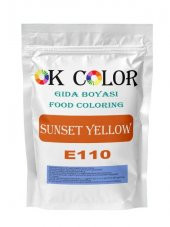 Sunset Yellow E110 Gün Batımı Sarısı Toz Gıda Boyası 50 Gr - 1