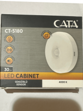 Cata CT-5180 4000K (Günışığı) Sensörlü Şarjlı Mıknatıslı Kabin Led Ampul (8 Adet) thumbnail 1
