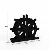 DÜMEN TEMALI METAL PEÇETELİK BLACK - 2