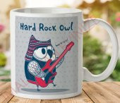 1-041 BAYKUŞ HARD POCK OWL İki Taraf Baskılı Kupa Bardak - 1