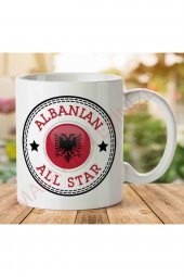1-1317 Converse Albanian All Star İki Tarafı Baskılı Kupa Bardak - 1
