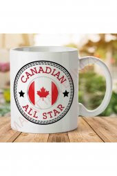 1-1323 Converse Canadian All Star İki Tarafı Baskılı Kupa Bardak - 1