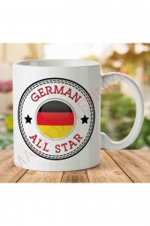 1-1328 Converse German All Star İki Tarafı Baskılı Kupa Bardak - 1