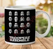 1-2049 Star Wars Episode 7 The Force Awakens Storm Troopers Assemblejpeg İki Tarafı Baskılı Kupa Bardak - 1