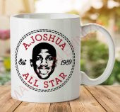 1-776 Anthony Joshua Face All Star Converse Logo İki Tarafı Baskılı Kupa Bardak - 1