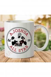 1-775 Anthony Joshua All Star Converse Logo İki Tarafı Baskılı Kupa Bardak - 1