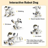 STEMTRON Programlanabilir Uzaktan Kumandalı Robot Köpek - Altın - 2